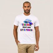 Superhero Teacher T - Shirt (Vorne ganz)