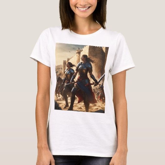 Superhero Team Battle Fortress T - Shirt - Epic Sh (Vorderseite)