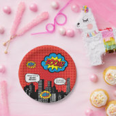 Superhero-Teller Pappteller (Party)