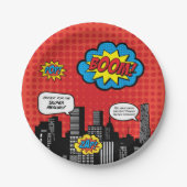 Superhero-Teller Pappteller (Vorderseite)