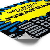 Superhero Themed Poster (Ecke)