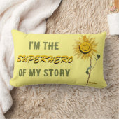 Superhero Throw Kissen von der Dichterin Adiela Ak (Decke)