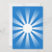 Superhero Tiger Geburtstagspartei Einladung (Rückseite)