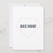 Superhero Twins Geburtstagsparty Einladung (Rückseite)