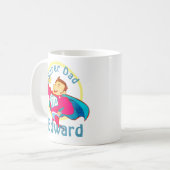 Superhero Vater Custom Kaffeetasse (Vorderseite Links)