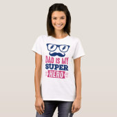 Superhero Vater - Mein echter Held T-Shirt (Vorne ganz)