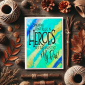 SuperHero Vater Niedlich Moderne Inspirivity Karte