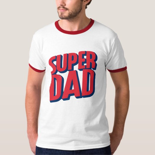Superhero Vater T-Shirt (Vorderseite)