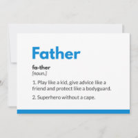 Superhero Väter Tageskarten Superdad