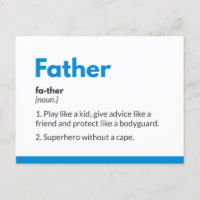 Superhero Väter Tageskarten Superdad