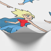 Superhero Woman Geschenkpapier