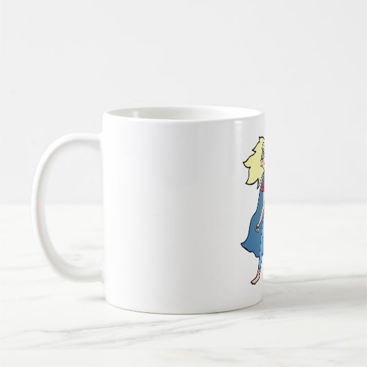 Superhero Woman Kaffeetasse (Links)