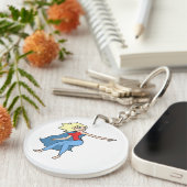 Superhero Woman Schlüsselanhänger (Vorderseite rechts)