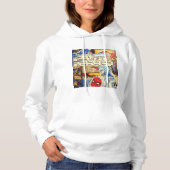 Superhero Women's Hooded Sweatshirt (Vorderseite)