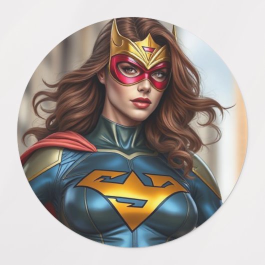 SuperHeroes Etiketten (Design 2)