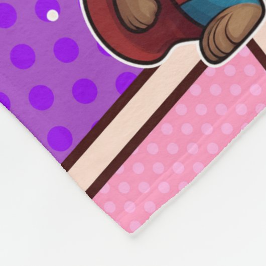 Superheroes Gopher Prints Fleecedecke (Ecke)