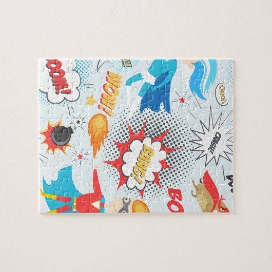 Superheroes Puzzle (Horizontal)