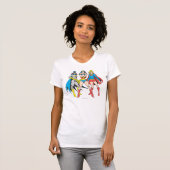 Superheroine-Pose T-Shirt (Vorne ganz)