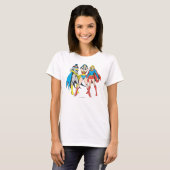 Superheroine-Pose T-Shirt (Vorne ganz)
