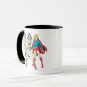 Superheroine-Pose Tasse (Vorderseite Links)