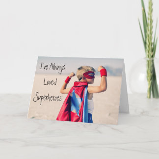 Superherokarte des Vaters Karte