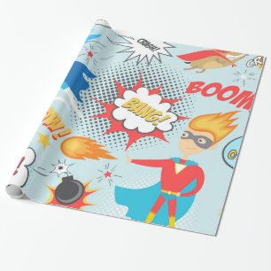 Superheros Geschenkpapier