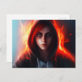 Superheros-Tochter-Postkarte Postkarte (Vorne/Hinten)