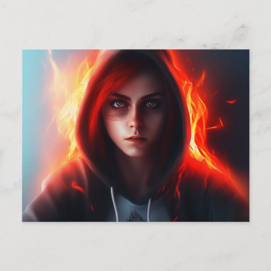 Superheros-Tochter-Postkarte Postkarte (Vorderseite)