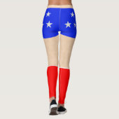 Superheroschalen und Stiefel Leggings (Rückseite)