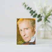 Superherounterhaltungskarten/doppelte mit Seiten Visitenkarte (Stehend Vorderseite)