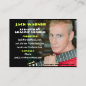 Superherounterhaltungskarten/doppelte mit Seiten Visitenkarte (Rückseite)