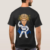 Superhirn Gehirn Kraft T-Shirt (Rückseite)