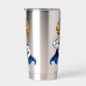 Superhirn Gehirn Kraft Thermobecher (Rechts)