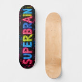 Superhirn-KI Skateboard (Vorderseite)