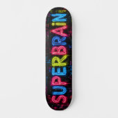Superhirn-KI Skateboard (Vorderseite)