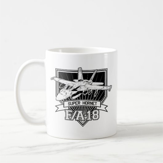 Superhornisse F18 Kaffeetasse (Links)