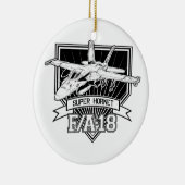 Superhornisse F18 Keramik Ornament (Rechts)