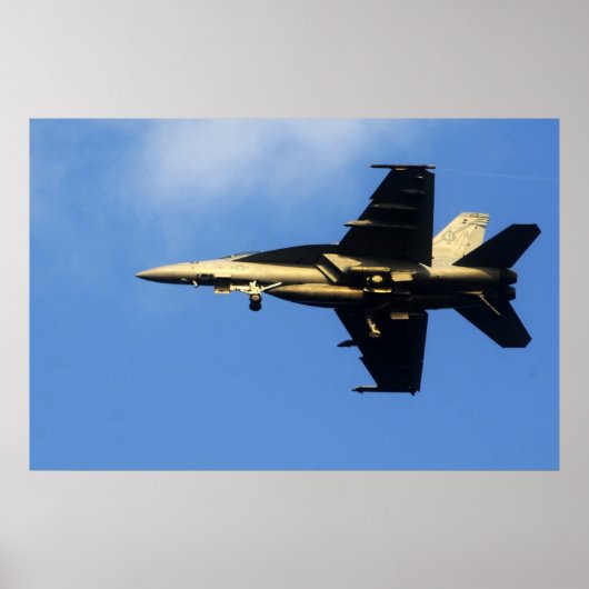 Superhornisse F/A-18 Poster (Vorne)