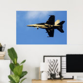 Superhornisse F/A-18 Poster (Heimbüro)