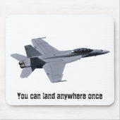 Superhornisse Mousepad US-Marine-F-18 (Vorne)