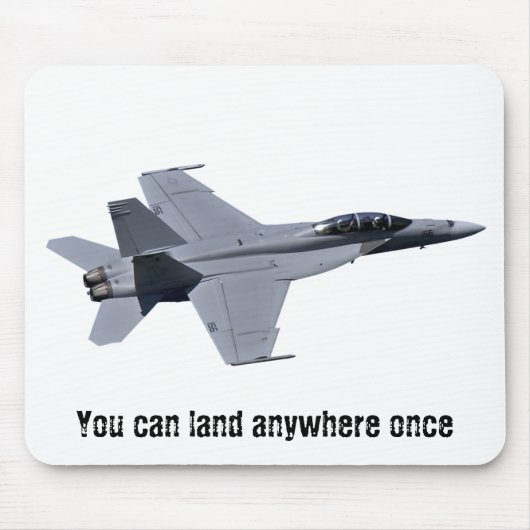 Superhornisse Mousepad US-Marine-F-18 (Vorne)