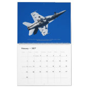 Superhornissen F/A-18 von VFA-122 "fliegendes Kalender (Feb 2027)