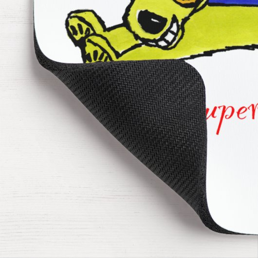 Superhündchen Mousepad (Ecke)