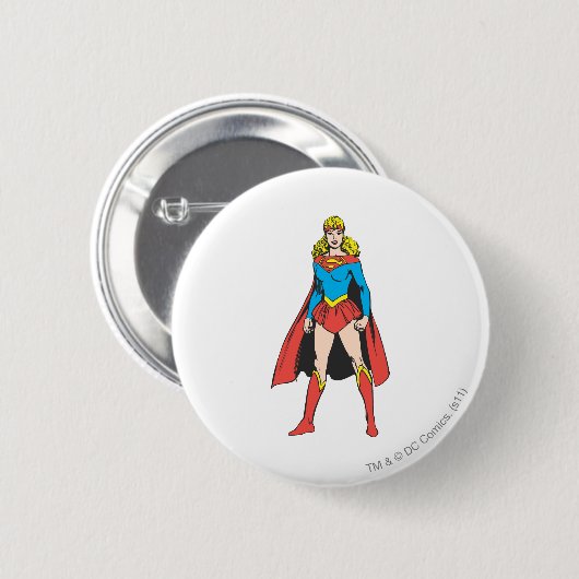 Superigirl Stands Button (Vorne & Hinten)
