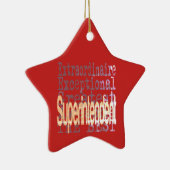 Superintendent Keramik Ornament (Rechts)