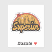 Superior: Aufkleber Arizona (Blatt)