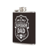 Superior Dad Familie zuerst-Flasche Flachmann (Links)