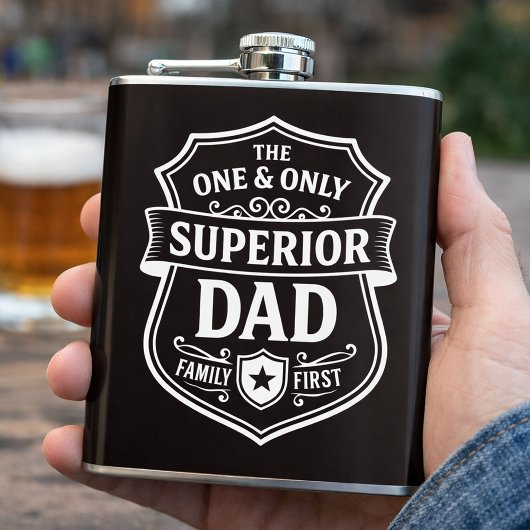 Superior Dad Familie zuerst-Flasche Flachmann