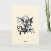 Superior Demon On Serpent Holding A Standard Karte (Rückseite)