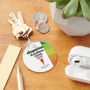 Superior, exzellent, großartige Spots Schlüsselanhänger